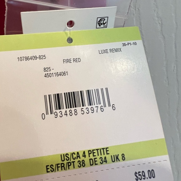 Kasper Ruffle Front Blouse- 4P - Picture 3 of 4